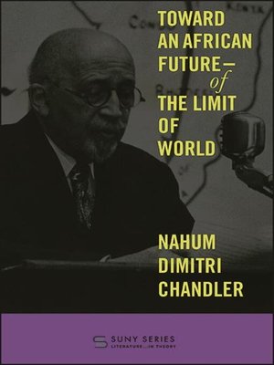 cover image of Toward an African Future—Of the Limit of World
